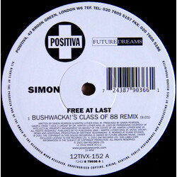 Simon Free At Last (Remixes) USED VINYL 12INCH 33 S RPM