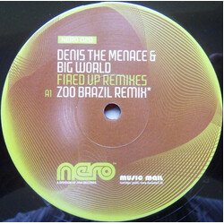 Denis The Menace / Big World Fired Up (Remixes) USED VINYL 12INCH