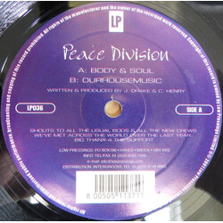 Peace Division Body & Soul USED VINYL 12INCH 45 RPM