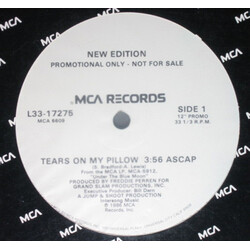 New Edition Tears On My Pillow Vinyl 12" USED