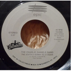 The Charlie Daniels Band The South's Gonna Do It Again USED VINYL 7INCH 45 RPM SINGLE REISSUE
