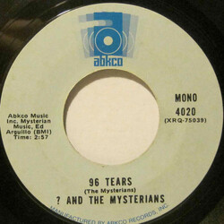 ? & The Mysterians 96 Tears / Can't Get Enough Of You, Baby USED VINYL 7INCH 45 RPM SINGLE REISSUE MONO