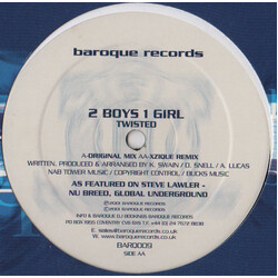 2 Boys 1 Girl Twisted USED VINYL 12INCH 33 S RPM