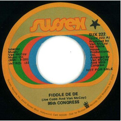 95th Congress Fiddle De De / The World Today USED VINYL 45 RPM 7INCH PROMO