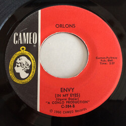 The Orlons No Love But Your Love / Envy (In My Eyes) USED VINYL 7INCH 45 RPM