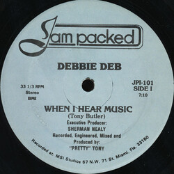 Debbie Deb When I Hear Music USED VINYL 12INCH 33 S RPM REPRESS