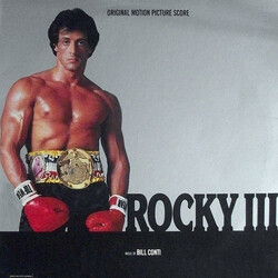 Bill Conti Rocky III - Original Motion Picture Score Vinyl LP USED