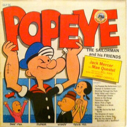 Jack Mercer / Mae Questel Popeye The Sailorman And His Friends Vinyl LP USED