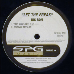 Big Ron / Martina (2) Let The Freak / Crazy For You USED VINYL 12INCH 33 S RPM