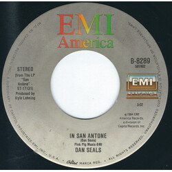 Dan Seals Bop / In San Antone USED VINYL 7INCH 45 RPM SINGLE