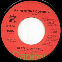 Glen Campbell Rhinestone Cowboy USED VINYL 7INCH 45 RPM SINGLE