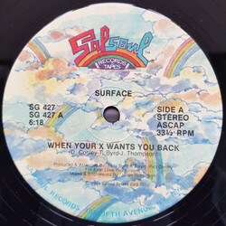 Surface When Your X Wants You Back USED VINYL 12INCH 33 S RPM SINGLE STEREO