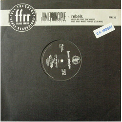 Jamie Principle Rebels (Get Righteous) USED VINYL 12INCH 45 RPM