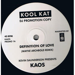 Kaos Definition Of Love USED VINYL 12INCH 45 RPM PROMO
