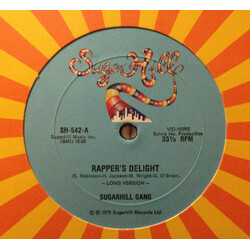 Sugarhill Gang Rapper's Delight USED VINYL 12INCH 33 S RPM