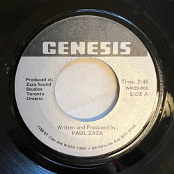Paul Zaza Genesis USED VINYL 7INCH 45 RPM