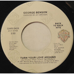 George Benson Turn Your Love Around / Never Give Up On A Good Thing USED VINYL 7INCH 45 RPM SINGLE REISSUE