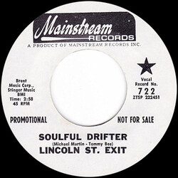 Lincoln St. Exit Soulful Drifter / Time Has Come Gonna Die USED VINYL 7INCH 45 RPM SINGLE PROMO
