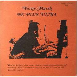 Warne Marsh Ne Plus Ultra Vinyl LP USED