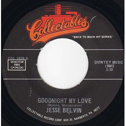 Jesse Belvin / Rosie & The Originals Goodnight My Love / Angel Baby Vinyl 7" USED