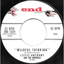 Little Anthony & The Imperials Wishful Thinking Vinyl 7" USED