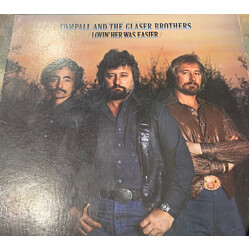 Tompall Glaser & The Glaser Brothers Lovin' Her Was Easier Vinyl LP USED