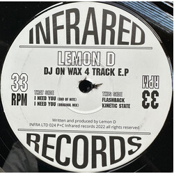 Lemon D DJ On Wax 4 Track E.P USED VINYL 12INCH 33 S RPM EP REISSUE