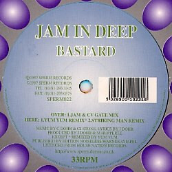 J.A.M. In Deep Bastard USED VINYL 12INCH