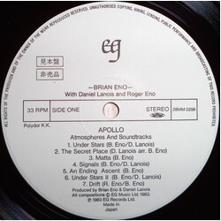 Brian Eno / Daniel Lanois / Roger Eno Apollo - Atmospheres & Soundtracks Vinyl LP USED