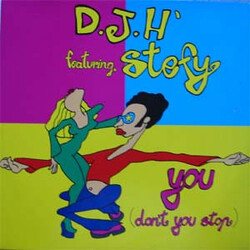 DJ H. Feat. Stefy You (Don't You Stop) USED VINYL 12INCH 45 RPM