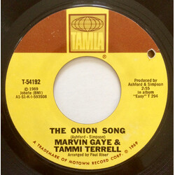 Marvin Gaye / Tammi Terrell The Onion Song / California Soul USED VINYL 7INCH 45 RPM SINGLE STYRENE