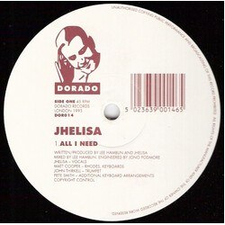 Jhelisa All I Need USED VINYL 12INCH
