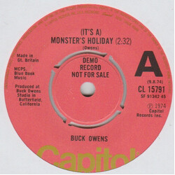 Buck Owens (It's A) Monster's Holiday USED VINYL 7INCH 45 RPM PROMO