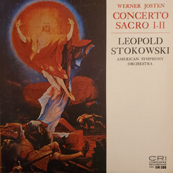 Werner Josten / David Del Tredici Concerto Sacro I - II (1925) Vinyl LP USED