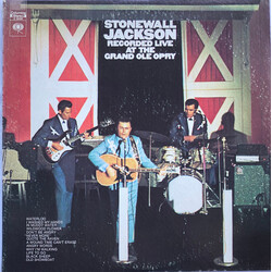 Stonewall Jackson Recorded Live At The Grand Ole Opry Vinyl LP USED
