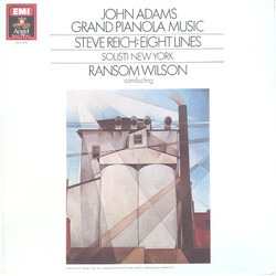 John Adams / Steve Reich / Solisti New York / Ransom Wilson Grand Pianola / Eight Lines Vinyl LP USED