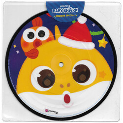 Pinkfong Baby Shark Holiday Special USED VINYL 7INCH 33 S RPM PICTURE DISC