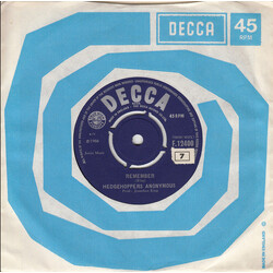 Hedgehoppers Anonymous Baby (You're My Everything) / Remember USED VINYL 7INCH 45 RPM SINGLE