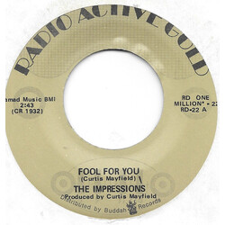 The Impressions Fool For You / I'm Loving Nothing USED VINYL 7INCH SINGLE REISSUE