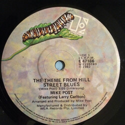 Mike Post / Larry Carlton The Theme From Hill Street Blues USED VINYL 7INCH 45 RPM SINGLE