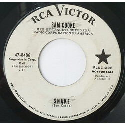 Sam Cooke Shake / A Change Is Gonna Come USED VINYL 7INCH SINGLE 45 RPM PROMO