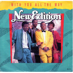 New Edition With You All The Way USED VINYL 7INCH 45 RPM SINGLE