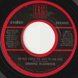 Dionne Warwick Do You Know The Way To San Jose USED VINYL 7INCH SINGLE