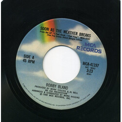 Bobby Bland Soon As The Weather Breaks USED VINYL 7INCH SINGLE