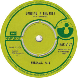 Marshall Hain Dancing In The City USED VINYL 7INCH 45 RPM SINGLE