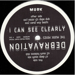 Deborah Harry I Can See Clearly (The Murk Mixes) USED VINYL 12INCH LIMITED EDITION PROMO 33 S RPM