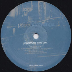 Paper Music Issue One USED VINYL 12INCH 33 S RPM