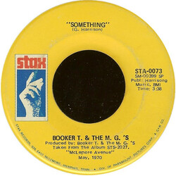 Booker T & The MG's Something / Sunday Sermon USED VINYL 7INCH 45 RPM