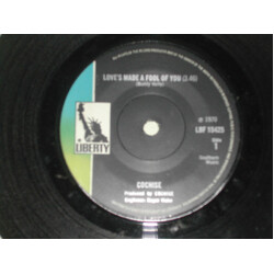 Cochise (7) Love's Made A Fool Of You USED VINYL 7INCH 45 RPM SINGLE
