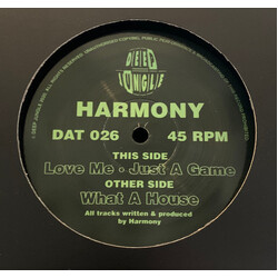 DJ Harmony What A House / Love Me / Just A Game USED VINYL 12INCH 33 S RPM 45 RPM